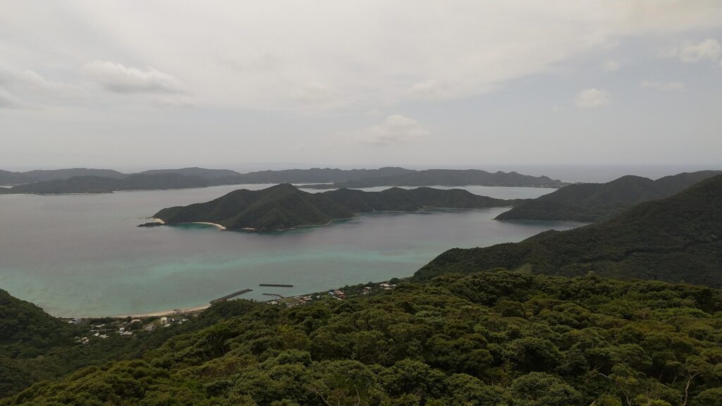 奄美大島　観察の森からの景色